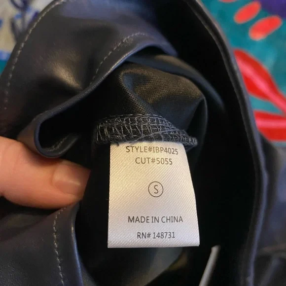 Blue Blush Black Skorts Satin Elegance - Picture 5 of 6